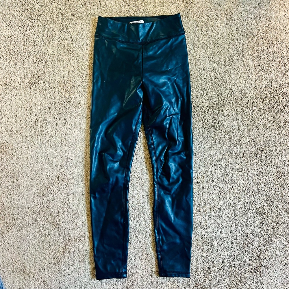 Abercrombie & Fitch Vegan Leather Pants